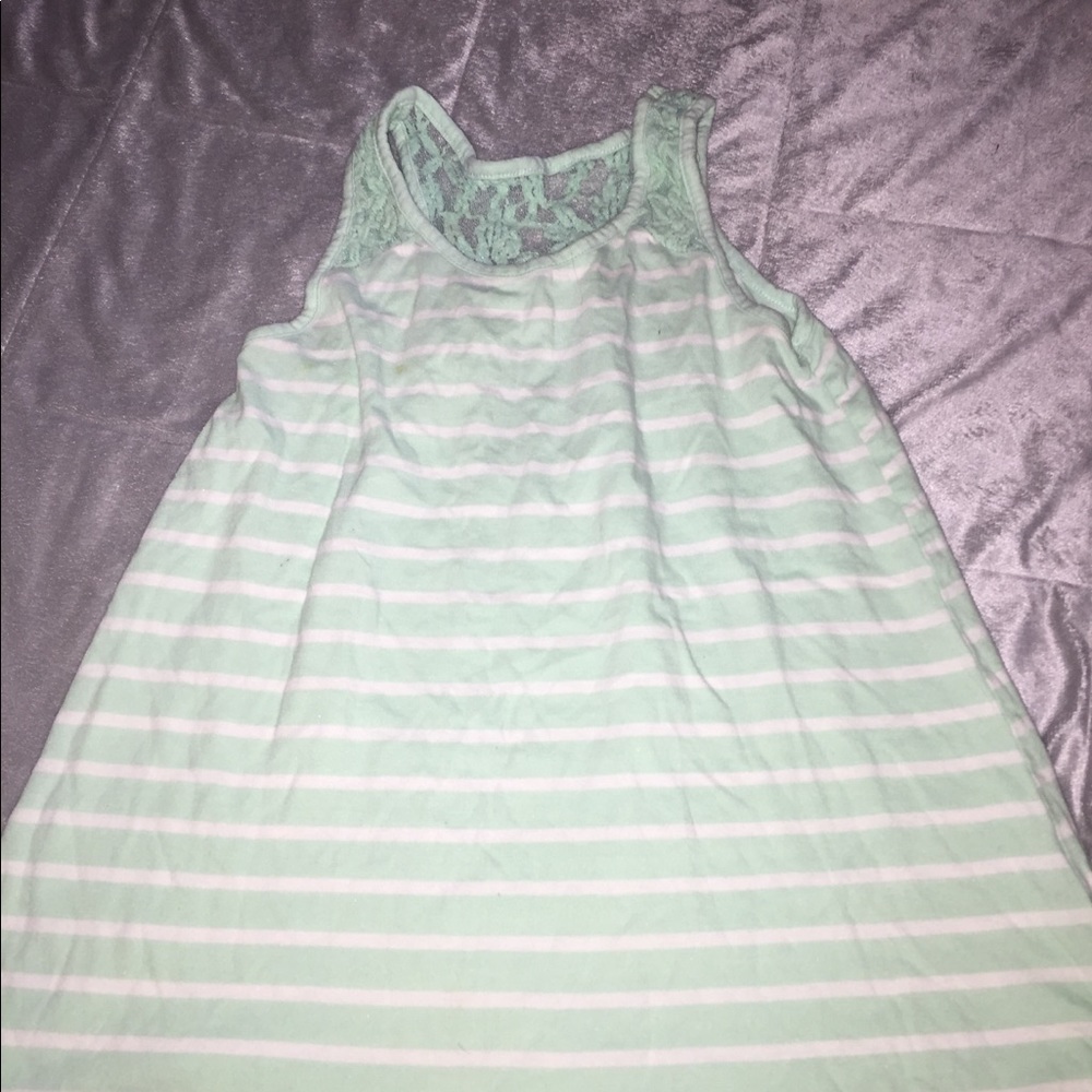 Mint green tank top